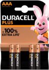 Duracell AAA Plus Power Battery - Pack of 4